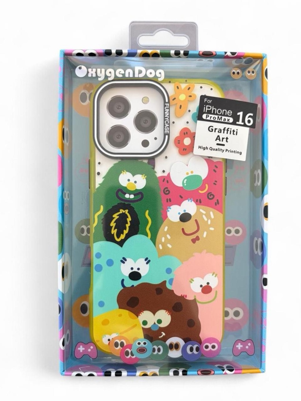 OxygenDog Graffiti Art iPhone 16 Pro Max Case - Multicolor